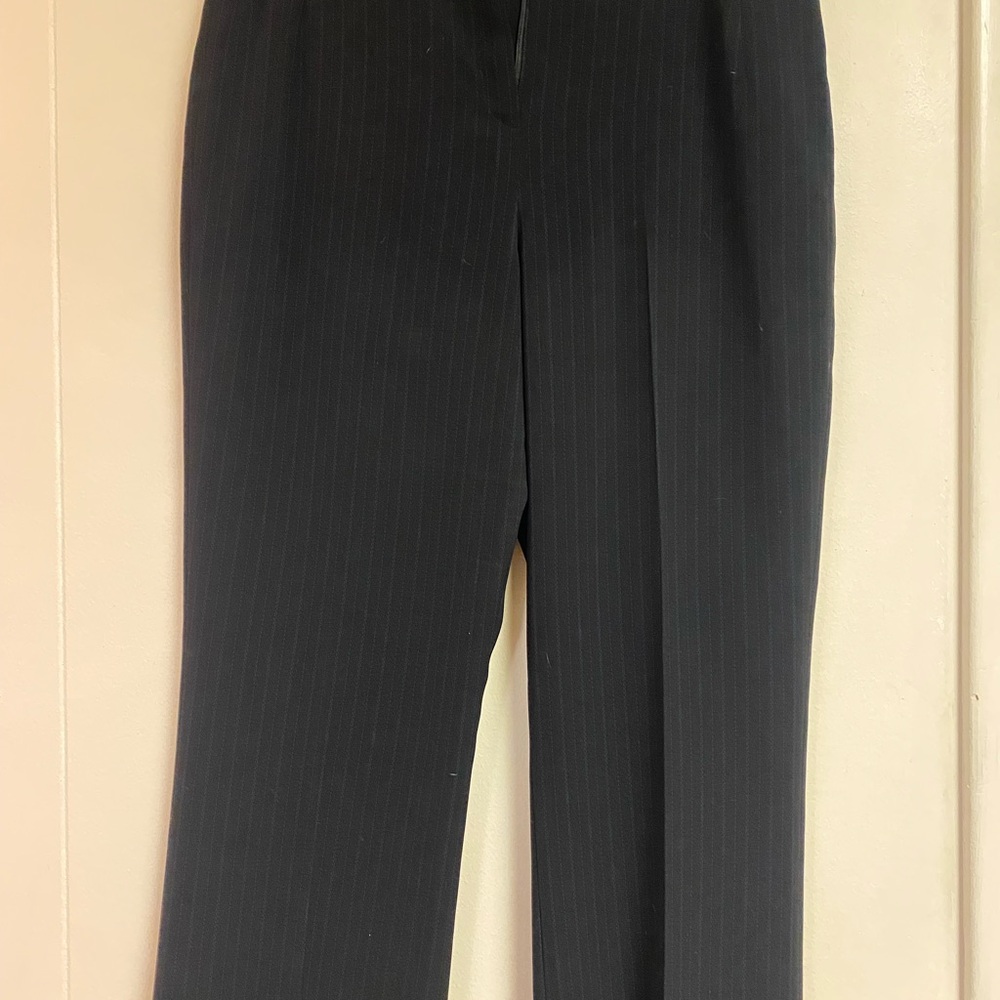 Vintage Bill Blass Black Pinstripe Trousers